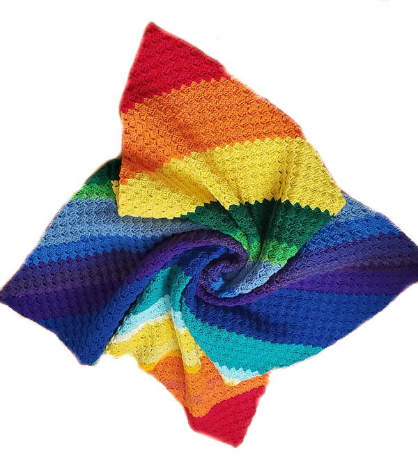 Rainbow C2c Afghan Rainbow C2c Afghan