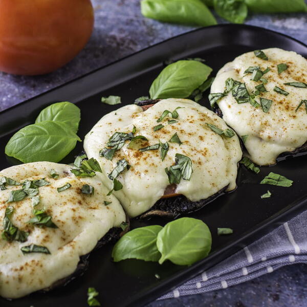 Caprese Stuffed Portobello Mushrooms Caprese Stuffed Portobello Mushrooms