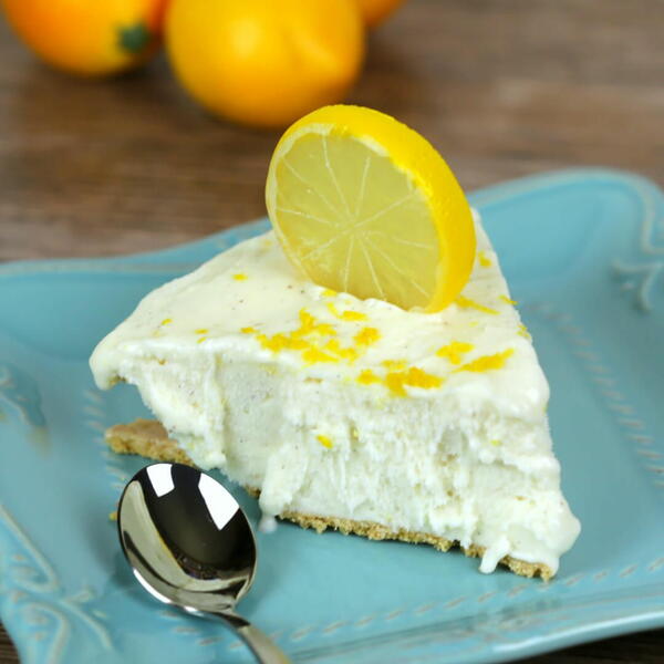 No Bake Lemon Ice Box Pie