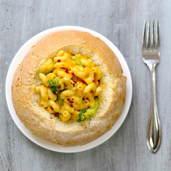 Mac And Cheese Bread Bowl Mac And Cheese Bread Bowl