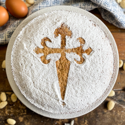 Tarta De Santiago | The Famous Spanish Almond Cake