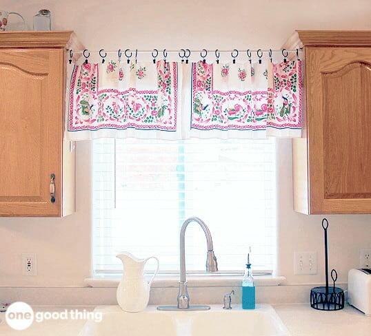 The Easiest DIY Window Valance Ever The Easiest DIY Window Valance Ever