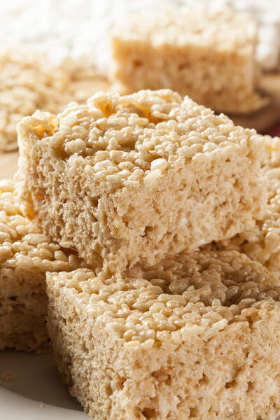 Crispy Rice Cereal Marshmallow Bars Crispy Rice Cereal Marshmallow Bars