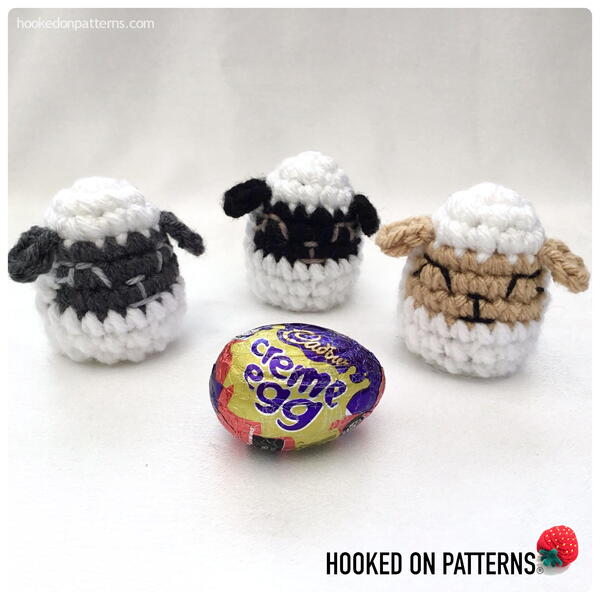 Easter Egg Lamb Creme Egg Cosy Pencil Topper Easter Egg Lamb Creme Egg Cosy & Pencil Topper