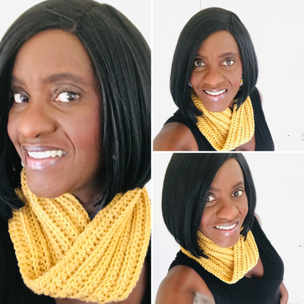 Braided  Ribbed 2-in-1 Cowl