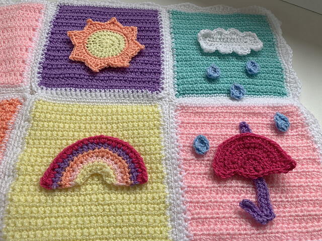 Sun Showers Weather Appliques Sun Showers Weather Appliques