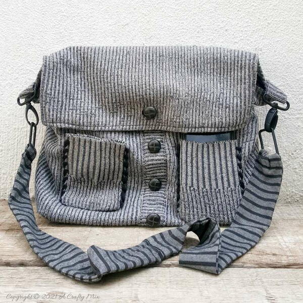 Upcycled Sweater Handbag Upcycled Sweater Handbag