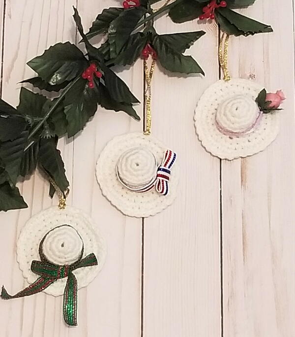 Suffragette Hat Christmas Ornament Suffragette Hat Christmas Ornament