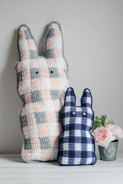 Gingham Plaid Bunny Cuddler Gingham Plaid Bunny Cuddler