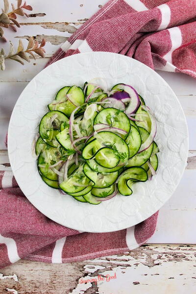 Cucumber Onion Salad Recipe