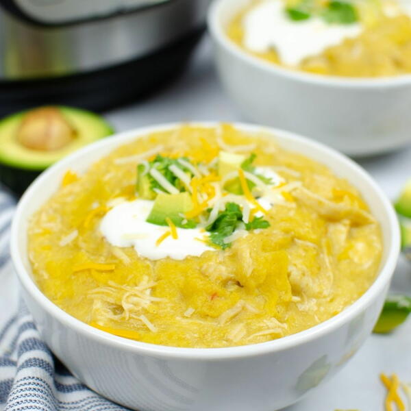 Instant Pot Green Chicken Enchiladas Casserole Instant Pot Green Chicken Enchiladas Casserole