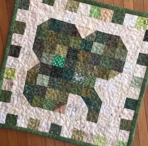 Scrappy Mini Quilt Pattern Shamrock Shenanigan Scrappy Mini Quilt Pattern ~ Shamrock Shenanigan