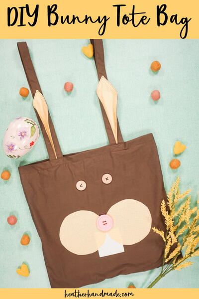 Diy Bunny Tote Bag Diy Bunny Tote Bag