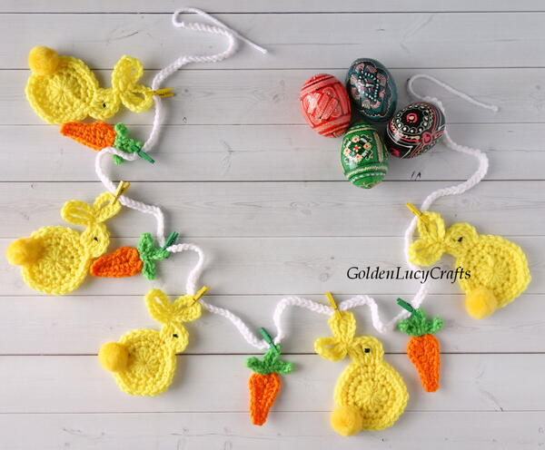 Crochet Easter Bunny Bunting Crochet Easter Bunny Bunting