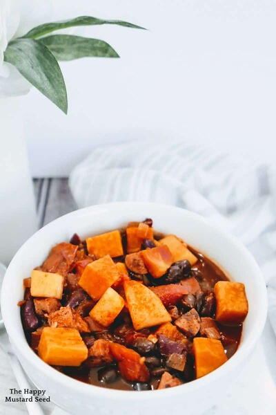 Turkey Chili With Sweet Potatoes Turkey Chili With Sweet Potatoes