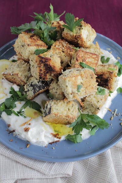 30 Minute Mediterranean Crispy Roasted Eggplant 30 Minute Mediterranean Crispy Roasted Eggplant