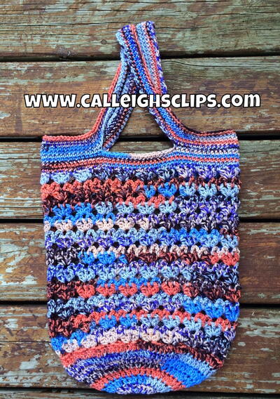 Sunrise Market Crochet Tote