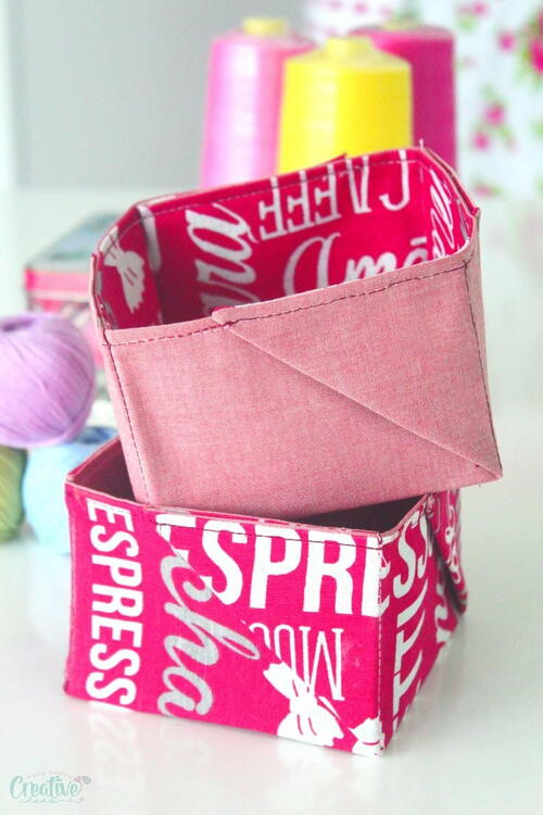 Fabric Baskets Tutorial Fabric Baskets Tutorial
