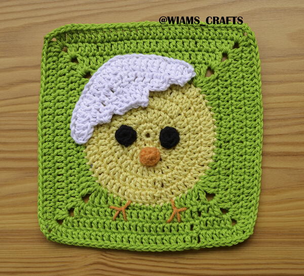 Easter Chick Granny Square Easter Chick Granny Square