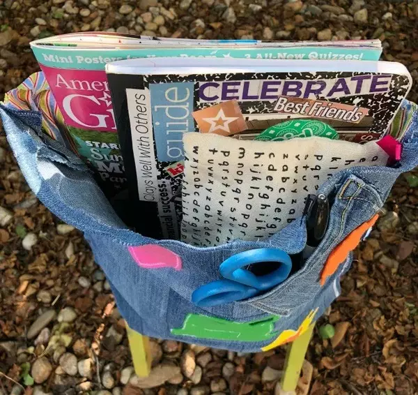 Denim Chair Pocket For Storage Denim Chair Pocket For Storage