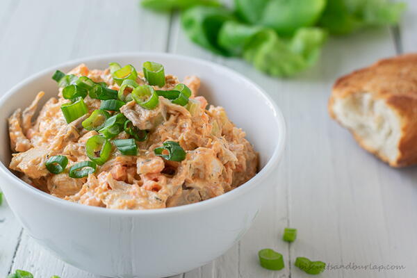 Rotisserie Chicken Salad Buffalo Style Rotisserie Chicken Salad Buffalo Style