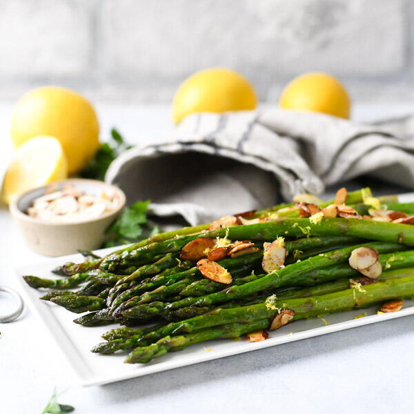 Sauteed Asparagus With Lemon Garlic And Almonds Sauteed Asparagus With Lemon, Garlic And Almonds