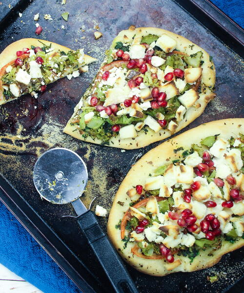 Greek Herb Cheese Flatbread Greek Herb Cheese Flatbread