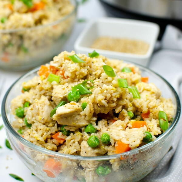 Instant Pot Chicken Fried Rice Instant Pot Chicken Fried Rice