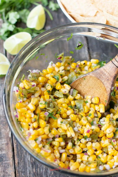 Roasted Chili Corn Salsa Recipe Roasted Chili Corn Salsa Recipe
