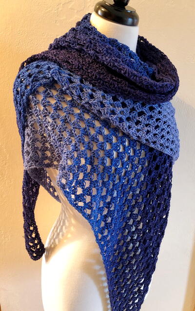 Heartland Crochet Triangle Shawl Heartland Crochet Triangle Shawl