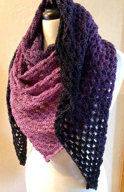 Heartland Crochet Triangle Shawl Heartland Crochet Triangle Shawl