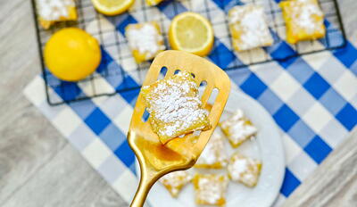 Easy 3 Ingredient Lemon Bars Easy 3 Ingredient Lemon Bars