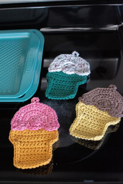 Ice Cream Cone Potholder Ice Cream Cone Potholder