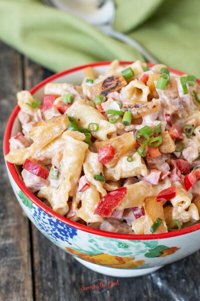 Ham And Pineapple Pasta Salad Ham And Pineapple Pasta Salad