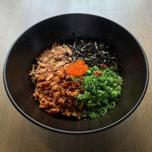 Homemade Matcha Noodles with Miso Bolognese and Shanghainese Sauce Homemade Matcha Noodles with Miso Bolognese and Shanghainese Sauce