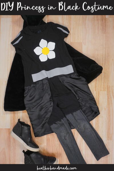 Diy Princess In Black Costume Diy Princess In Black Costume