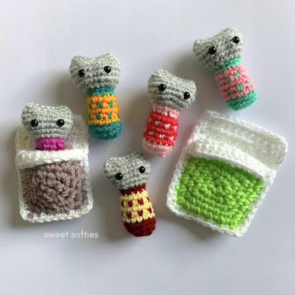 Catnap Kitties Worry Doll Amigurumi Animal Catnap Kitties Worry Doll Amigurumi Animal