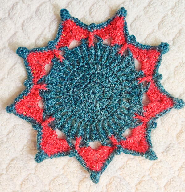 Star Doily Placemat Star Doily Placemat