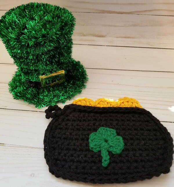Pot Of Gold Potholder Pot Of Gold Potholder
