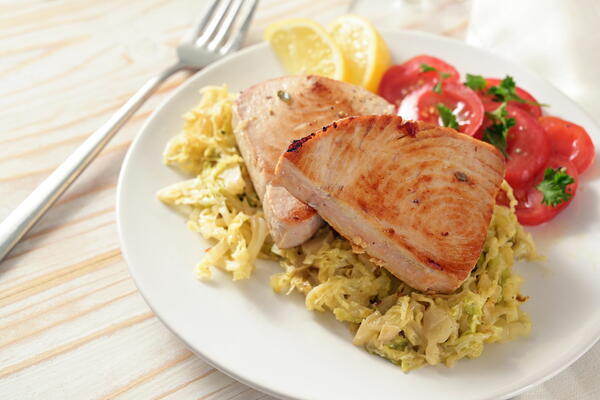 Glazed And Grilled Tuna Steaks Glazed And Grilled Tuna Steaks