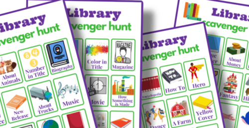 Library Scavenger Hunt Library Scavenger Hunt