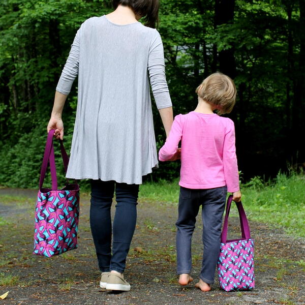 Mommy and Me Tote Bag Tutorial Mommy and Me Tote Bag Tutorial