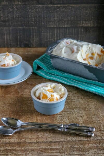 Easy Peach Ice Cream Easy Peach Ice Cream
