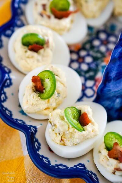 Jalapeno Popper Deviled Eggs