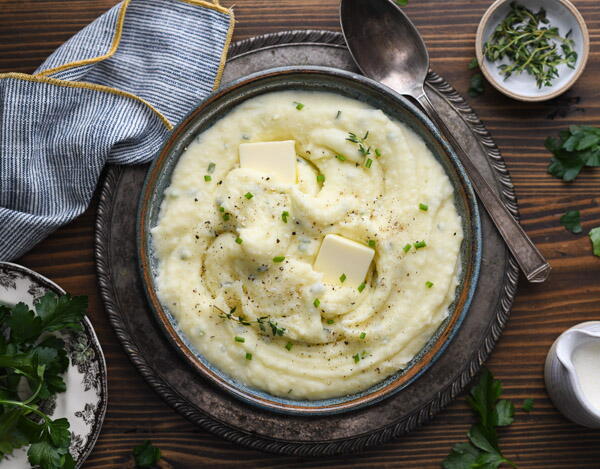 Sour Cream And Chive Mashed Potatoes Sour Cream And Chive Mashed Potatoes