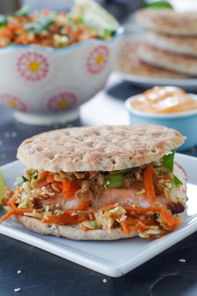 Healthy Salmon Burger Healthy Salmon Burger