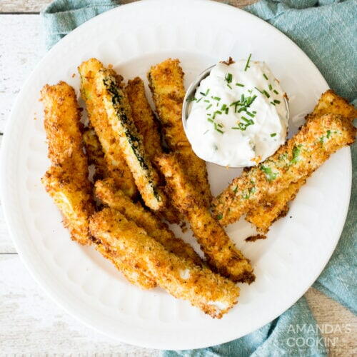 Air Fryer Zucchini Fries Air Fryer Zucchini Fries