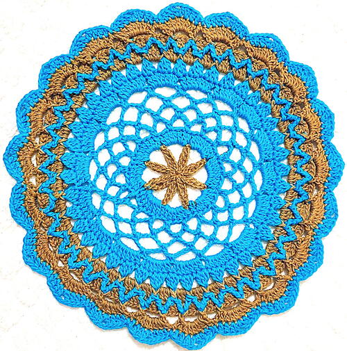 Earth Day Crochet Doily Earth Day Crochet Doily