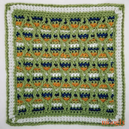 Striped Hourglass Square Striped Hourglass Square