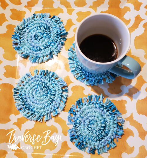 Boho Fringe Coasters Boho Fringe Coasters